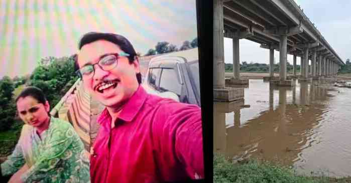 Car stopped on river bridge to dump Nirmalya wife suicide