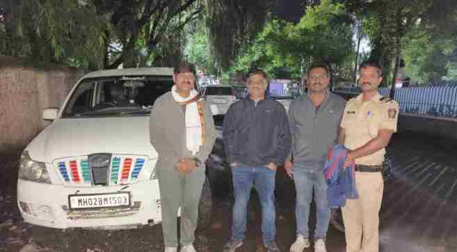 Police raid illegal slaughterhouse in Sangamner, seized valuables worth Rs 12.5 lakh