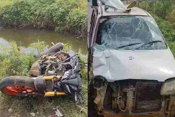 Seven killed in horrific accident involving motorcycle and Alto