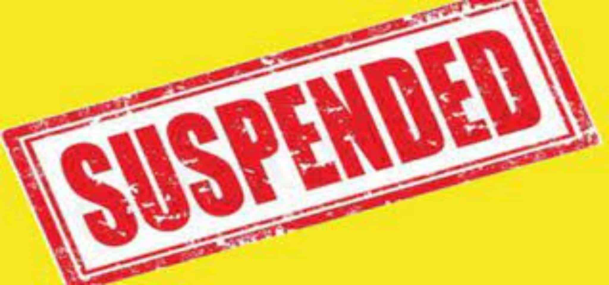 Two divisional officers and three Talathas suspended