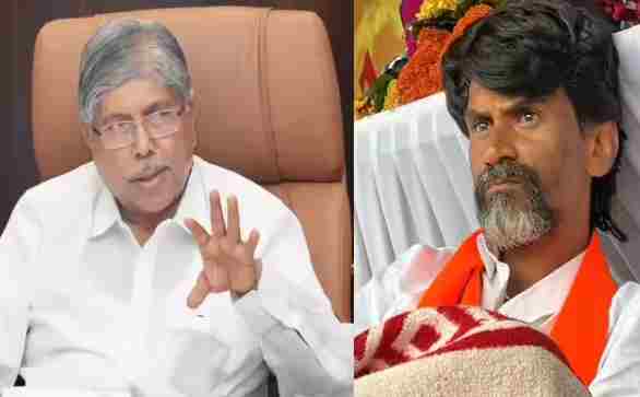 Chandrakant Patil made a mistake, causing a wave of anger among Maratha Reservation 