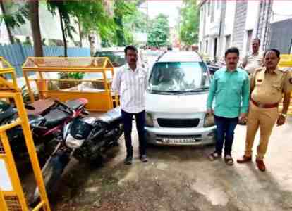 Liquor transportation through Sangamnera on Dry Day
