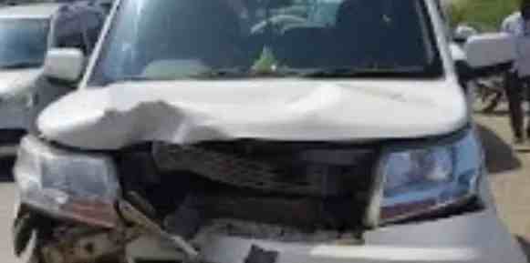 Car hits stationary bike one killed