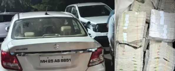 Car carrying Rs 1 crore seized in Sangamner