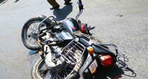 Sangamner: A motorcycle was killed by an unknown vehicle