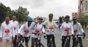 Cycle of six friends from Sangamner to Pandharpur