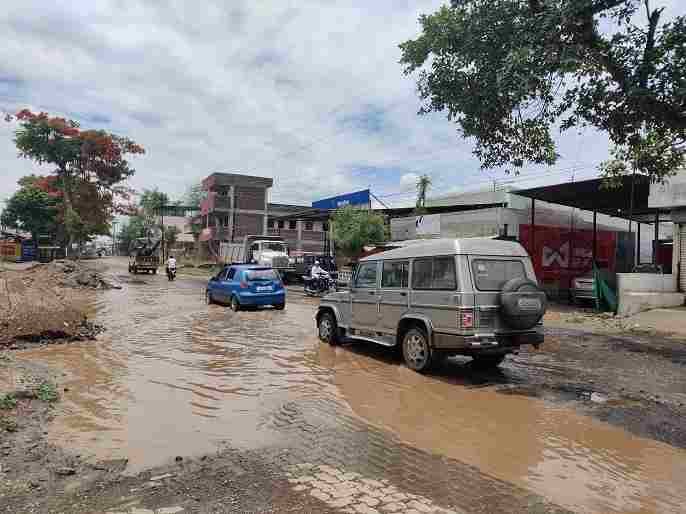 plight of the Akole to Bazar Samiti road