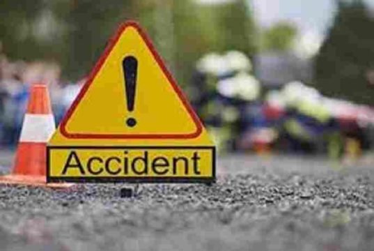 Sangamner taluka young man on a two-wheeler was killed on the spot in a Accident