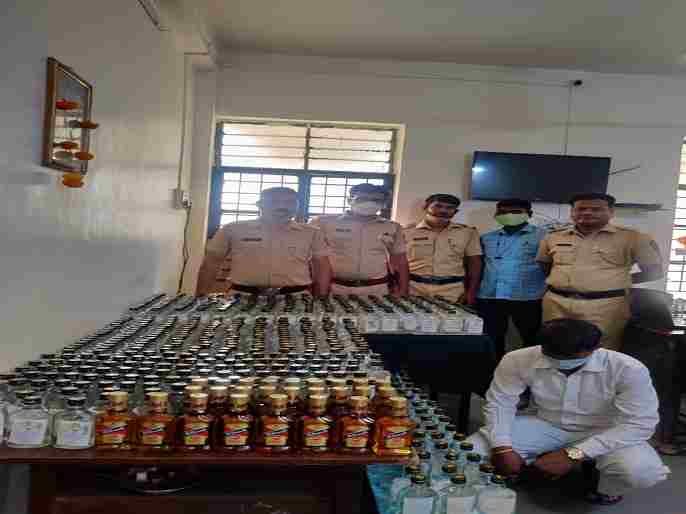 Crime News stock of liquor seized from a house in Akole taluka