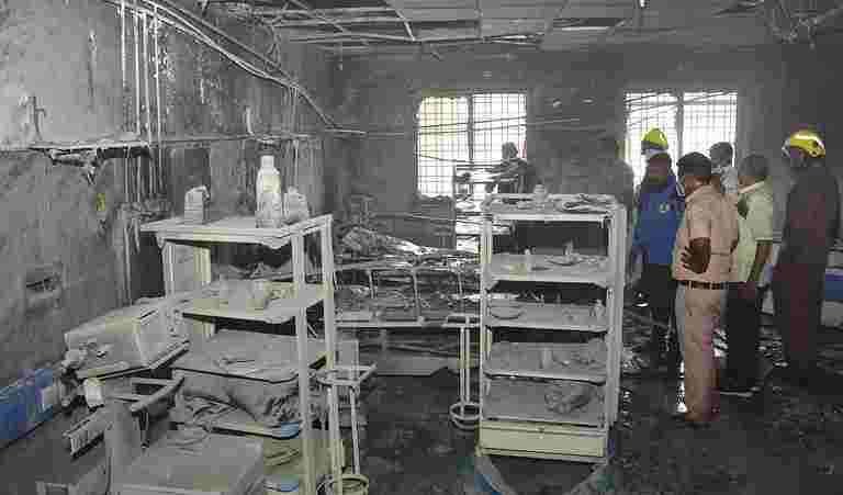 Ahmednagar District hospital fire Bail granted to four