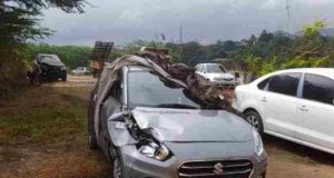 Sangamner Accident pedestrian was hit by a car and killed on the spot