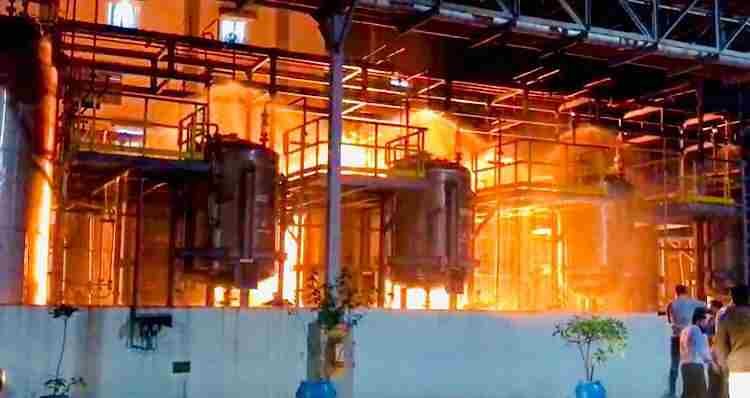 Ahmednagar employee died in a fire at a company in MIDC