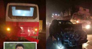 MLA Sangram Jagtap Car Accident