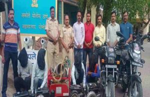 Milk machine and kutti machine engine theft gang arrested Akole