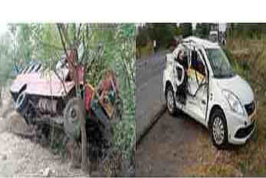 Newsa Bus car Accident one death two injured