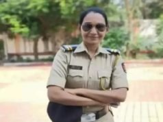 Accident death of a female police officer
