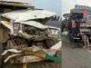 truck hit two vehicles, killing five people in a horrific accident