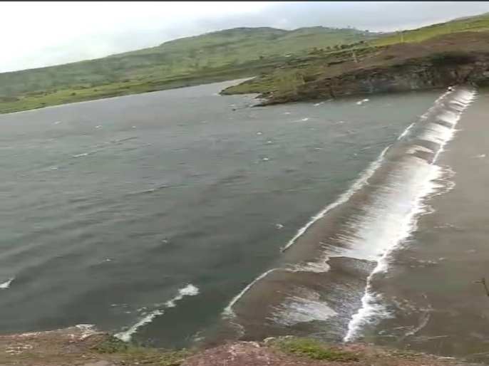 Adhala Dam overflows then Bhandardara