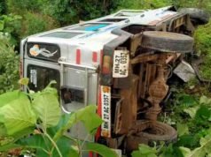 Four wheeler accident in Melghat, one killed, 15 injured