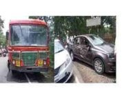 Shrirampur Car and bus accident