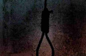 Suicide by hanging in residential house
