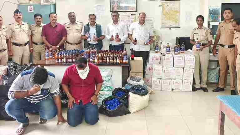 Fake liquor factory busted in Sangamner, two arrested