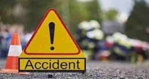Accident due to potholes, woman killed under container wheel
