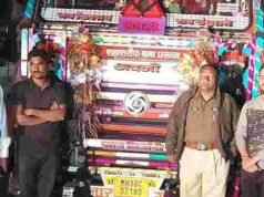 Truck carrying ration rice in net, 40 tonnes of rice seized