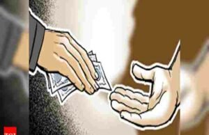 bribery while taking a bribe of Rs 51 thousand to a private contractor