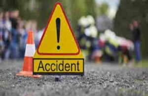 person died on the spot in an accident when a two-wheeler tractor collided with a trolley