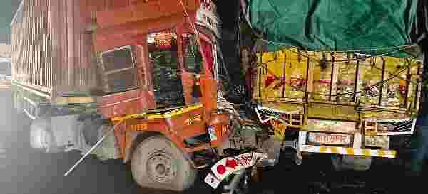 accident involving two trucks and a small elephant kills four