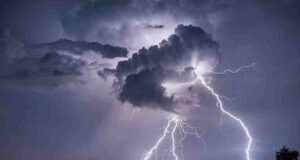 Havoc of bad weather, death of farmer due to lightning strike