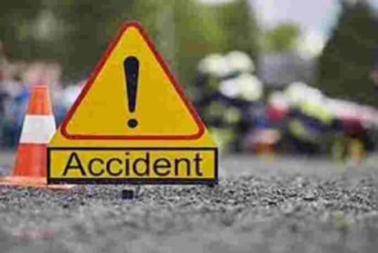 Accident triple seater was blown up by a truck, killing three including a young woman