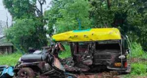 accident of container jeep on Mumbai Nashik highway, six dead