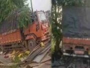 speeding truck rammed into the hut, crushing 10 laborers, killing four Accident