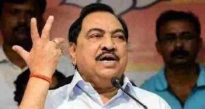 great leader Eknath Khadse of NCP suffered a heart attack
