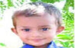 Death of a toddler after drowning in Patchari