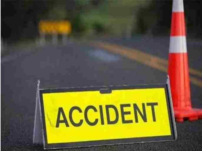 truck collided with a two-wheeler, one was killed as the truck ran over him