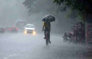 Rain warning for three days, possibility of thunderstorm with lightning