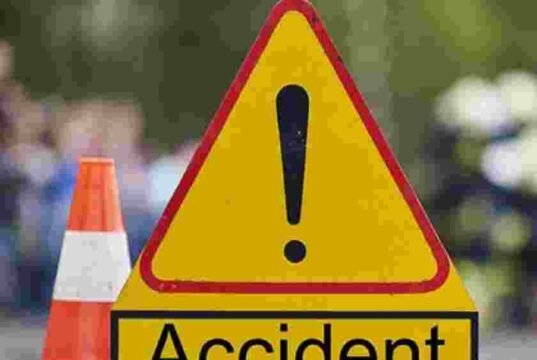 accident in Shirdi One dead, four injured