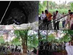 rescuing the cat, 6 people drowned in a 200 feet deep pit of biogas