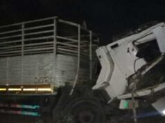 Four vehicle accident at Mohdari Ghat
