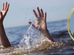 student who went swimming died after drowning in the right canal