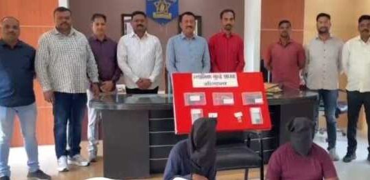 Firing in the air in Shirdi, three jailed with Gavathi Katta