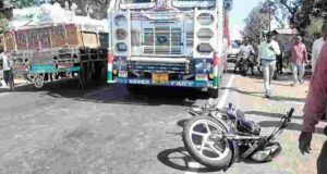 Sangamner couple killed in motorcycle accident on highway