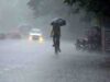 Chance of rain with thunder, gusty winds