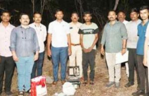 Sangamner Talukyat Illegal Ganja Sale, A Young arrested
