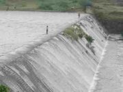 Bhojapur dam filled to this percentage, from overflow water
