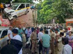 Car collision, death of young woman