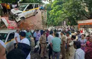 Car collision, death of young woman